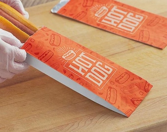 Hot dog foil bag, hot dog wrapper, movie night, carnival, circus party, sport event, baseball, football, concessions, cookouts, picnics