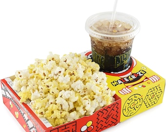 Bandeja de refrigerios para la noche de cine (50), bandeja de concesión, fiesta de noche de cine, cumpleaños en coche, suministros para fiestas, fiesta en auto, bandeja de comida para caja de refrigerios