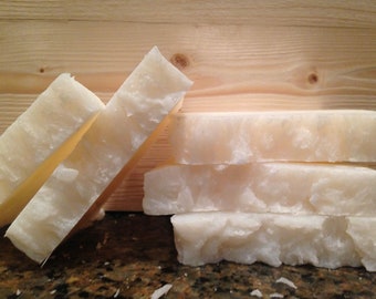 Organic, Unscented, Moisturizing, Handmade Coconut Oil Soap USA made