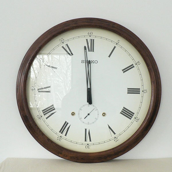 24 Inch Wall Clock Etsy