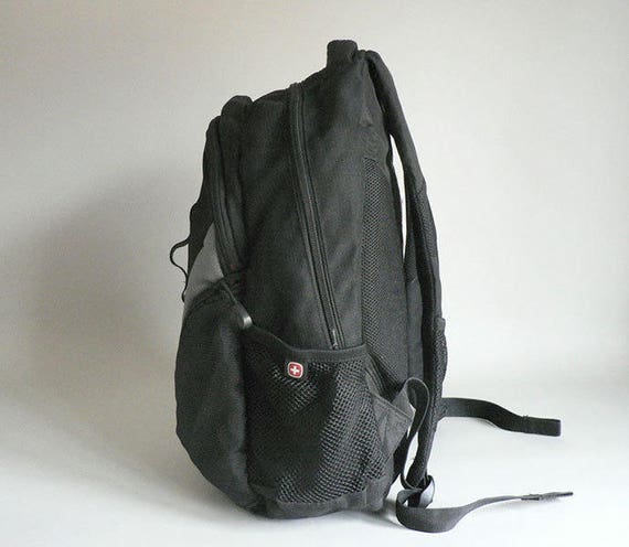 Black canvas Backpack - image 2