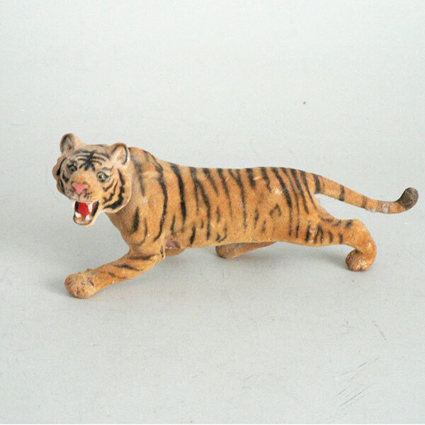 Flocked Fur Toy Tiger