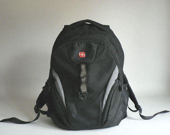 Black canvas Backpack