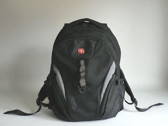 Black canvas Backpack - image 1