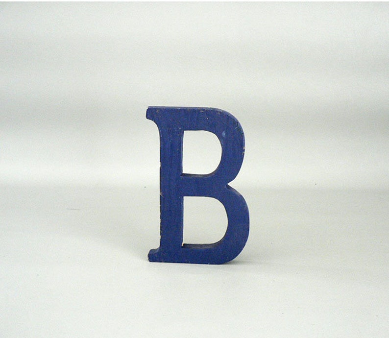 Vintage Home Accent Decor Wood Wall Display Alphabet Letters Etsy