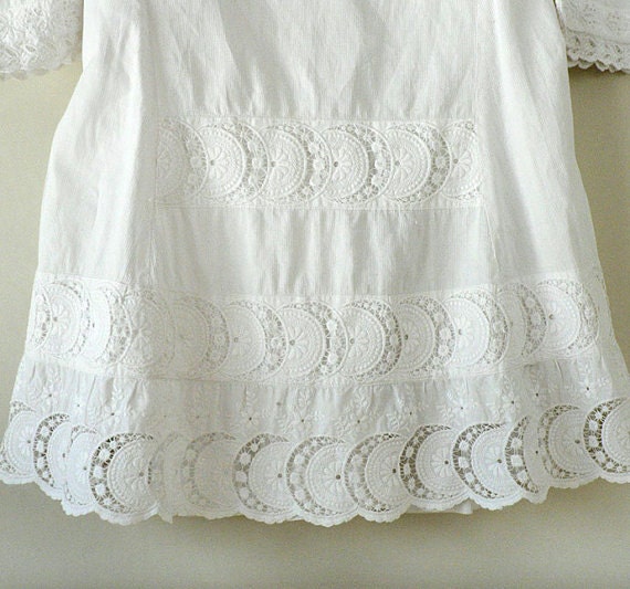 Antique Childs Victorian White Dress