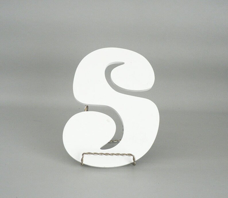 Vintage Home Accent Decor Wood Wall Display Alphabet Letters Etsy