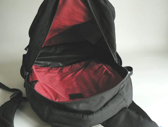 Black canvas Backpack - image 5