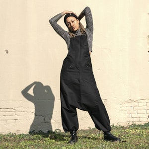 Dungarees/Very low crotch JUMPSUIT/OVERALLS/Harem Pants / image 7