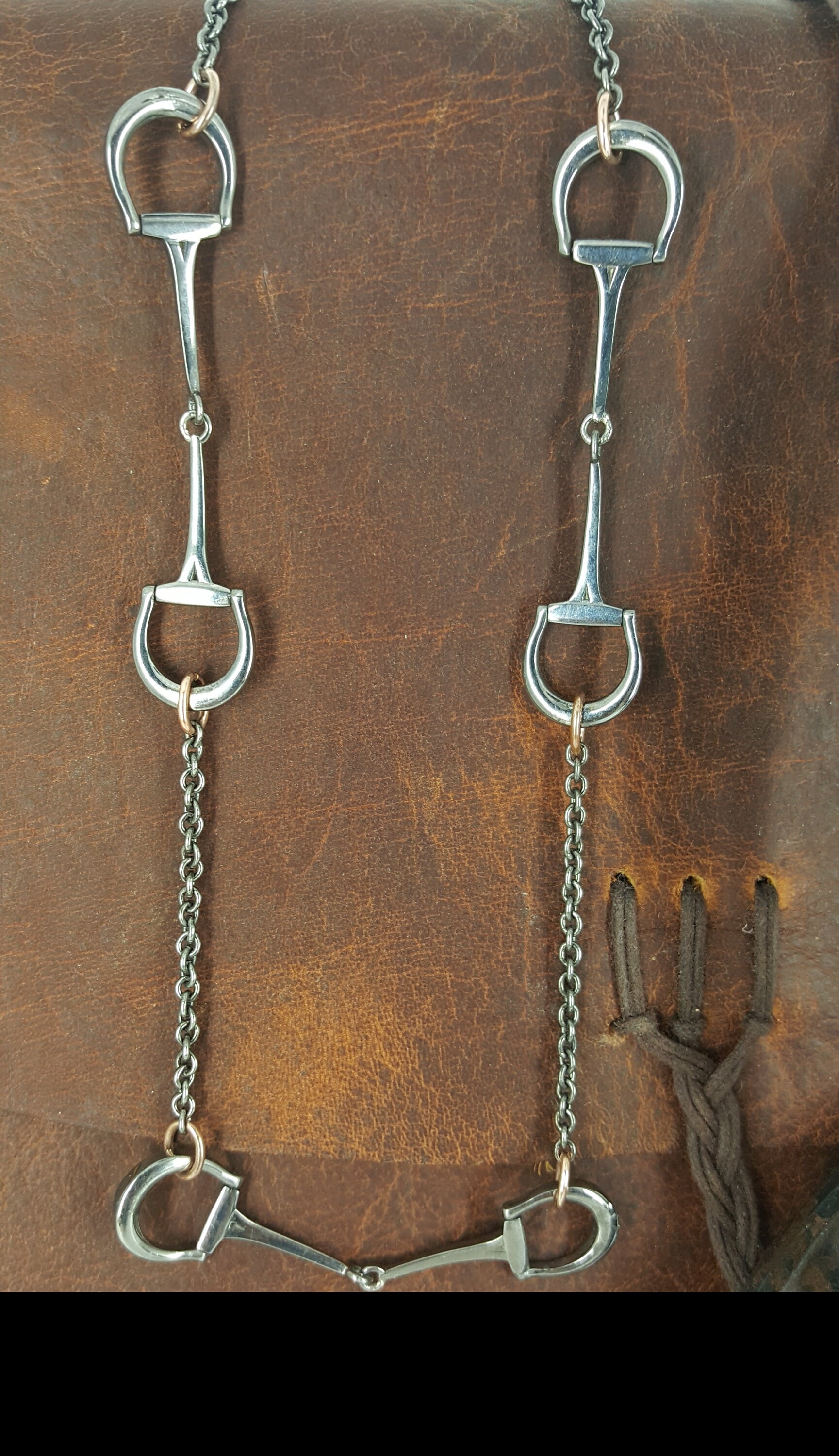Horse Bit Necklace | 18k Gold-Plated main image 0