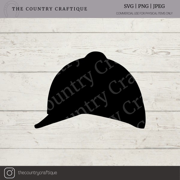 Hunt Cap SVG / PNG / JPEG | Equestrian svg | Horse Riding svg | Horse svg