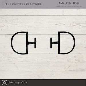 Pferd Snaffle Bit für Monogramm SVG / PNG / JPEG Grafik Clipart Schnittdatei | Reiter-Logo | Reiten | Pferd Cut-Datei Cricut