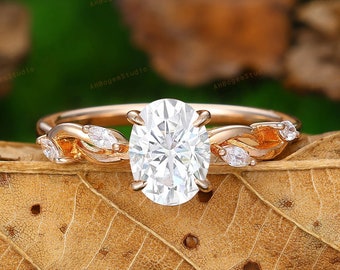 IGI Certified Ring, Oval Cut Lab Grown Diamond Engagement Promise Ring,Natural Inspired Ring,VVS Lab Diamond Ring,Diamond Propose Ring