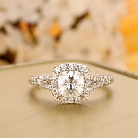 Halo style shop ring