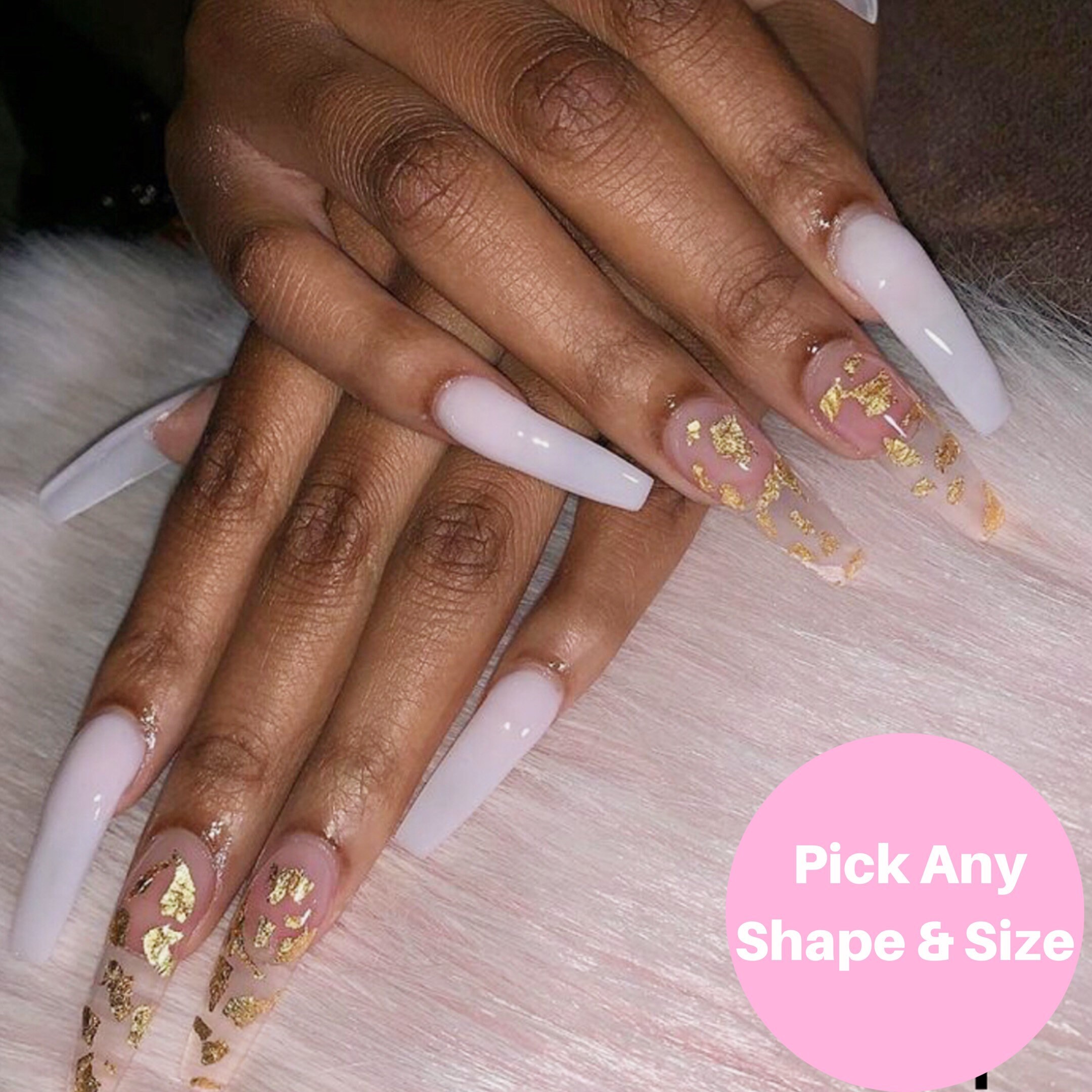 Custom Press on Acrylic Nails Set of 10 Any Size & Shape - Etsy Canada Custom Press on Acrylic Nails Set of 10 Any Size & Shape - Etsy Canada