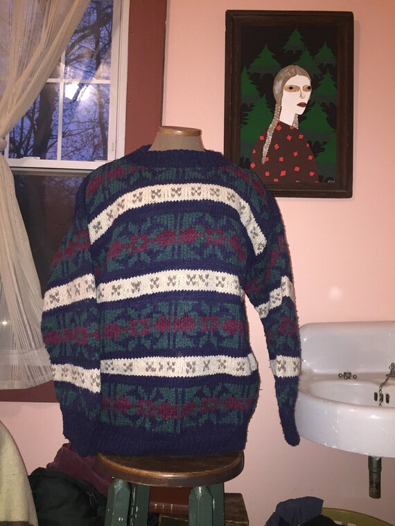 Vintage Oversized Ecuadorian Sweater - image 3