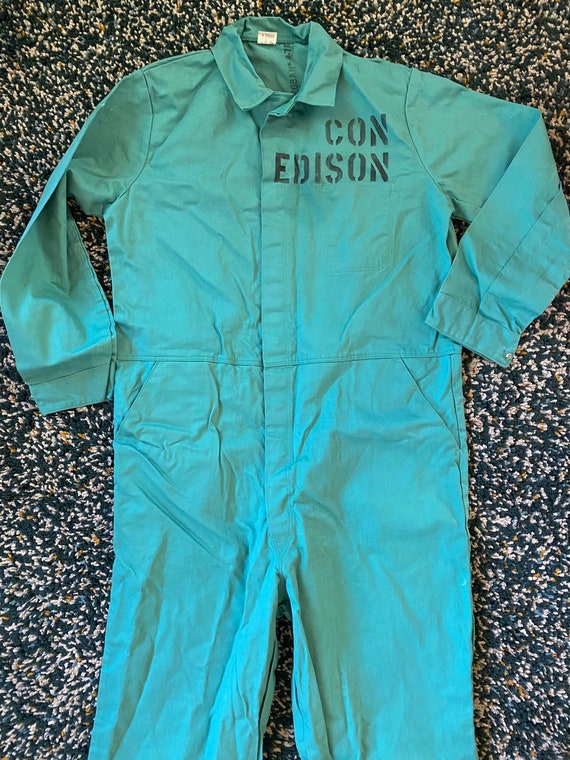 Vintage Green Con Edison XL Jumpsuit - image 4