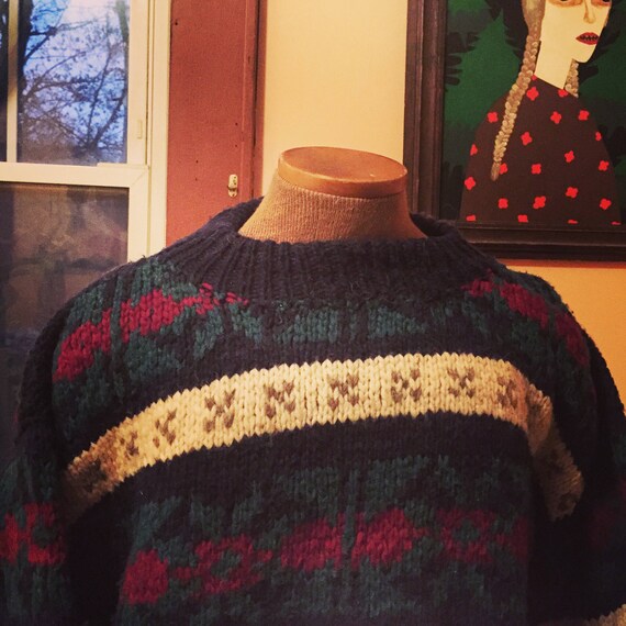 Vintage Oversized Ecuadorian Sweater - image 2