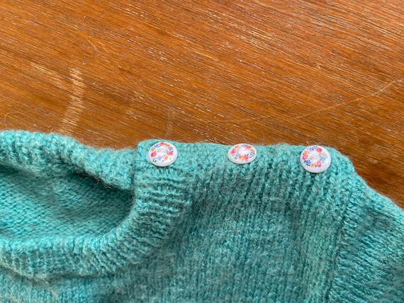 Vintage Wool Hand-Made Kids Sweater - image 5