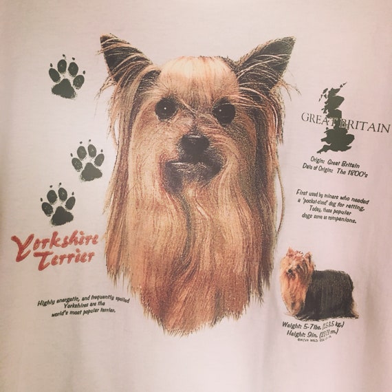 Vintage Yorkshire Terrier T-shirt - image 2