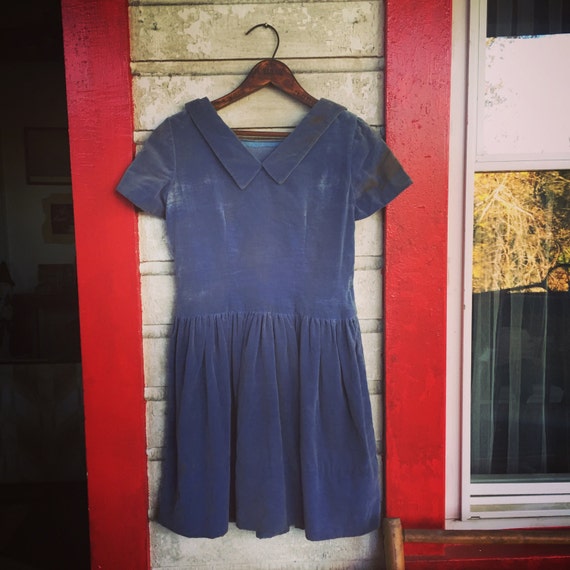 Antique Velvet Dress - image 1