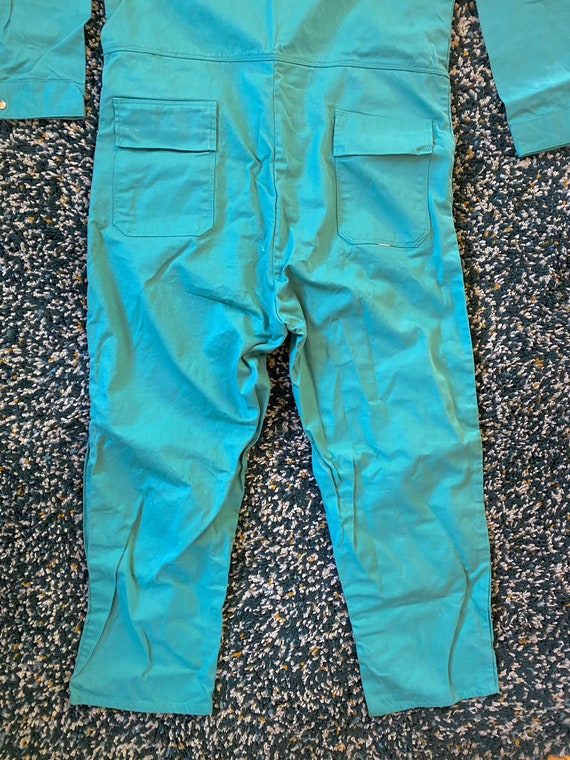Vintage Green Con Edison XL Jumpsuit - image 7
