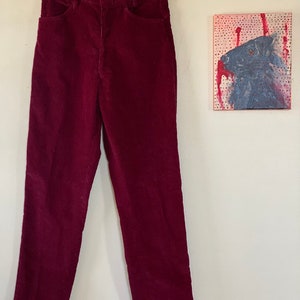 Vintage Kids Burgundy Corduroy Pants