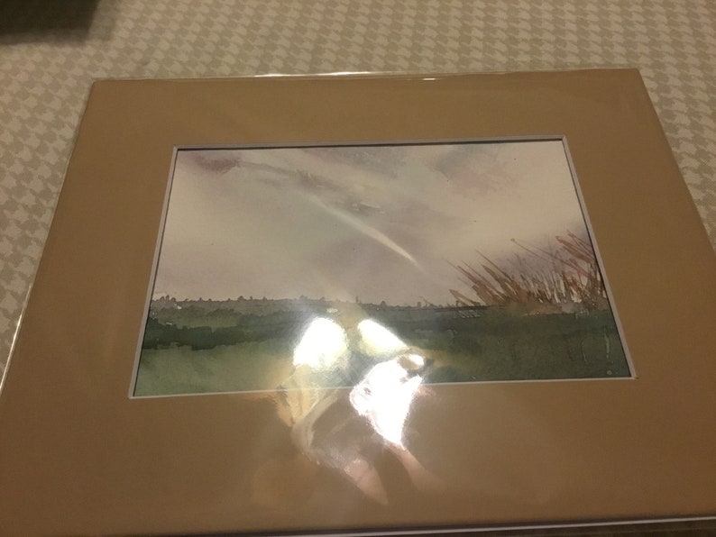 original watercolor landscape painting image 1