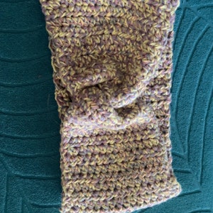 Thick cotton crochet headband
