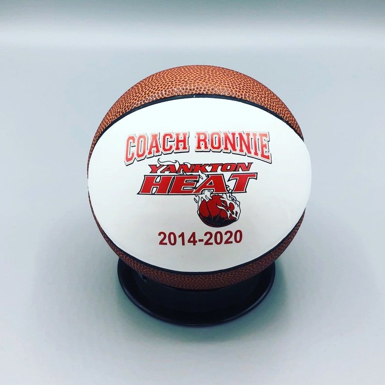 Customized Mini Basketball Gifts, Team Awards, Senior Gifts, Coaches' Gift and Basketball Player Gift, Team Gift, Wedding Gift and Birthday image 3