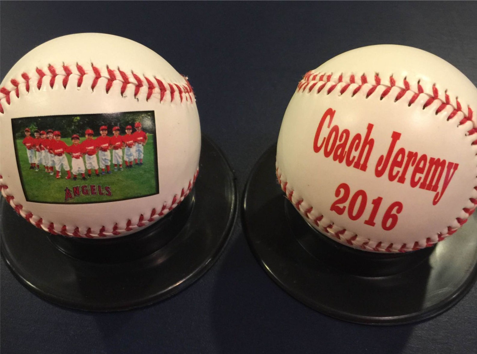Personalized Custom Baseballs for Coaches' Gifts Baseball Etsy