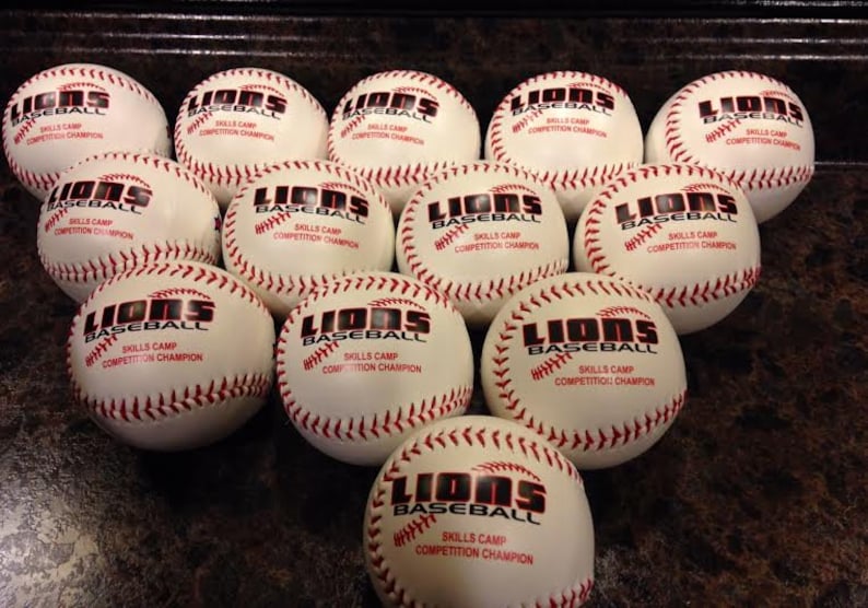 Personalized Custom Made Baseballs with Your Photos Baseball Etsy