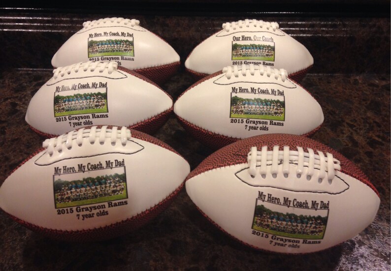 Personalized Mini Size Footballs for Coach's' Gift Etsy