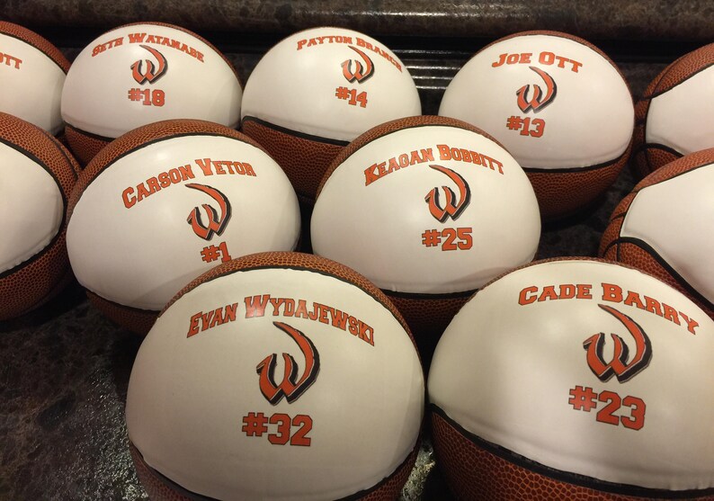 Customized Mini Basketball Gifts, Team Awards, Senior Gifts, Coaches' Gift and Basketball Player Gift, Team Gift, Wedding Gift and Birthday 画像 6