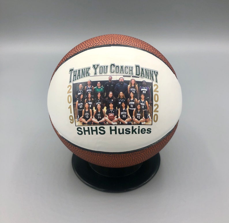 Customized Mini Basketball Gifts, Team Awards, Senior Gifts, Coaches' Gift and Basketball Player Gift, Team Gift, Wedding Gift and Birthday image 7