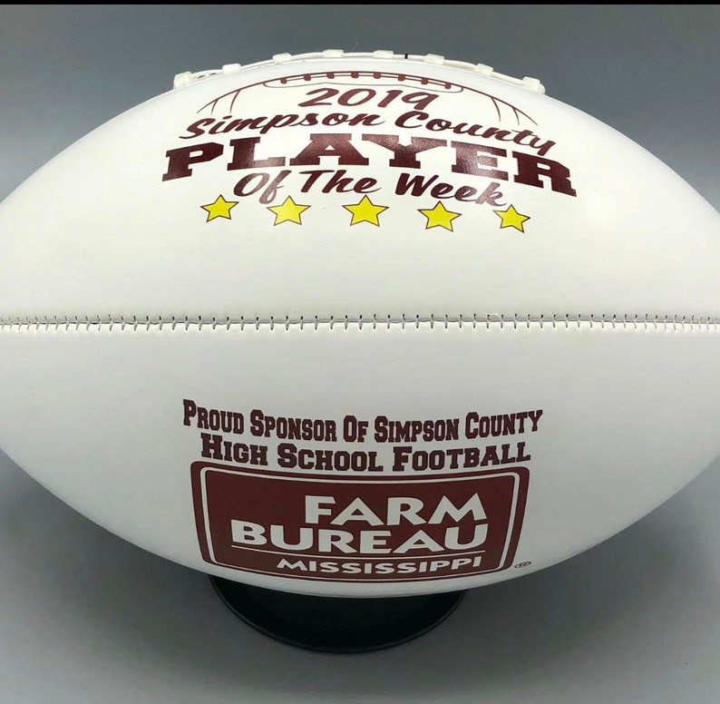 Personalized Custom Made Regulation Size Footballs for Etsy