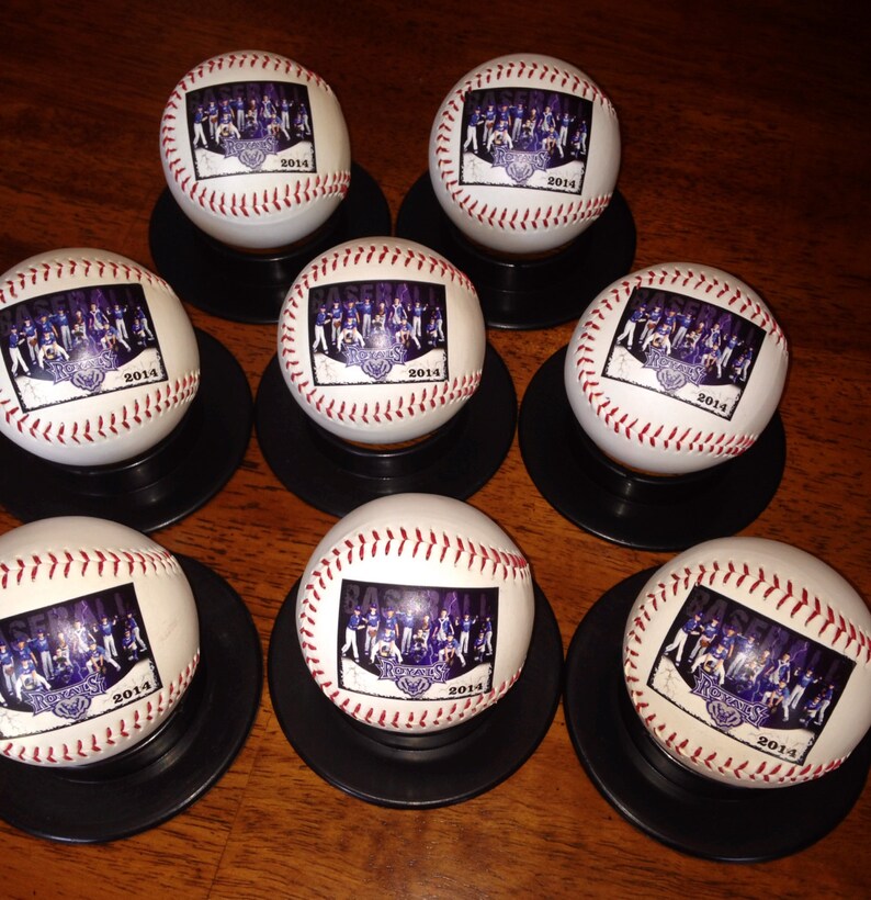 Personalized Custom Made Baseballs with Your Photos Baseball Etsy