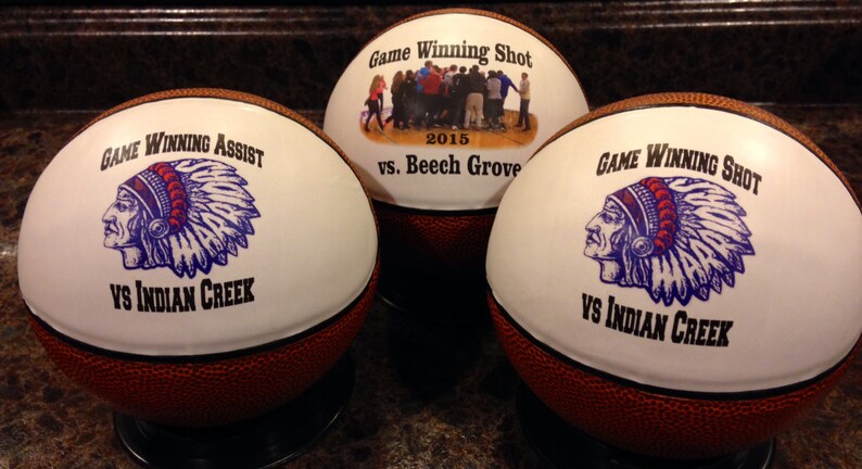 Customized Mini Basketball Gifts, Team Awards, Senior Gifts, Coaches' Gift and Basketball Player Gift, Team Gift, Wedding Gift and Birthday image 4