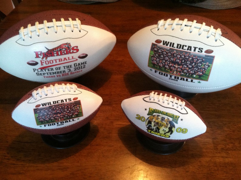 Personalized Custom Made Regulation Size Footballs for Etsy