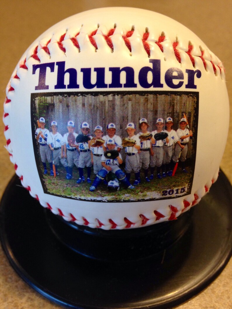Personalized Custom Made Baseballs With Your Photos Baseball Etsy
