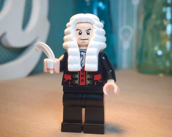 Bach Lego® Keychain Classical Music Lover Classical History Lego People Figure Johann Sebastian Bach Custom Lego Minifig Bach Composer