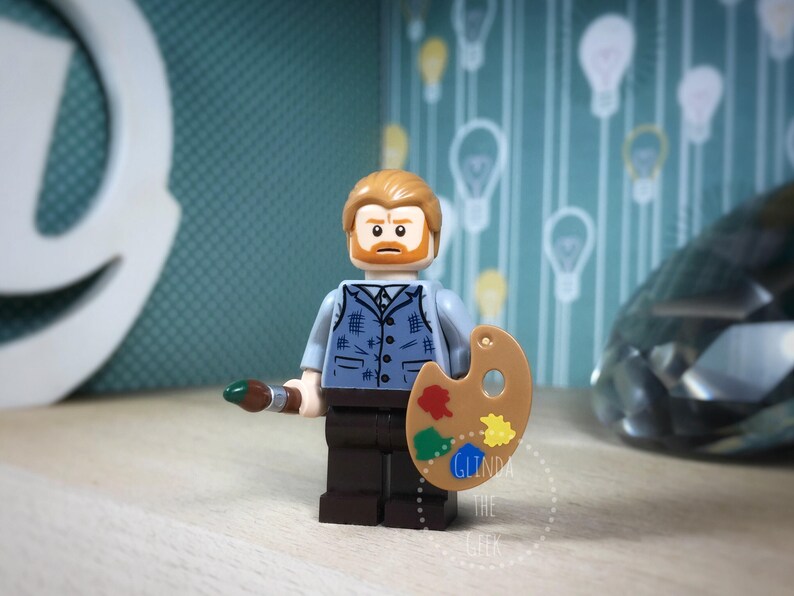Tableau Van Gogh Lego Van Gogh Lego® Gift Art Lover Vincent Van Gogh Artist Gift Van | Etsy