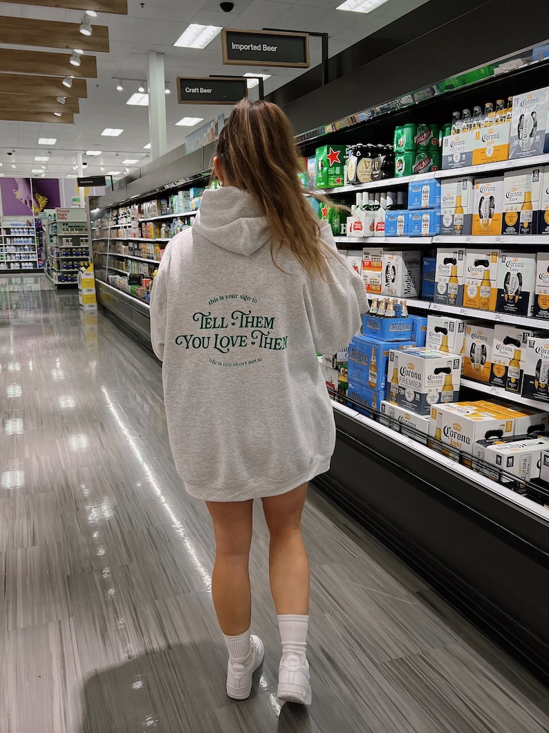 tell them you love them hoodie image 1