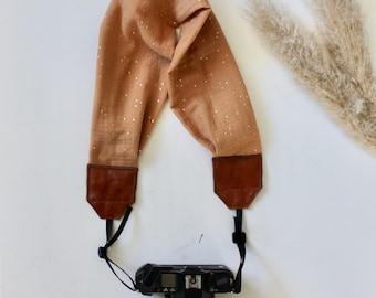 Camera strap, camera strap, shoulder strap, gift, made in France,