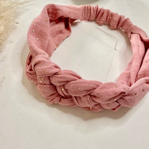 WOMEN&#39;s knot headband, hair headband, headband, double gauze