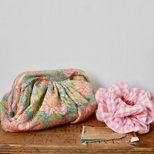 Puffy pouch, pencil case.