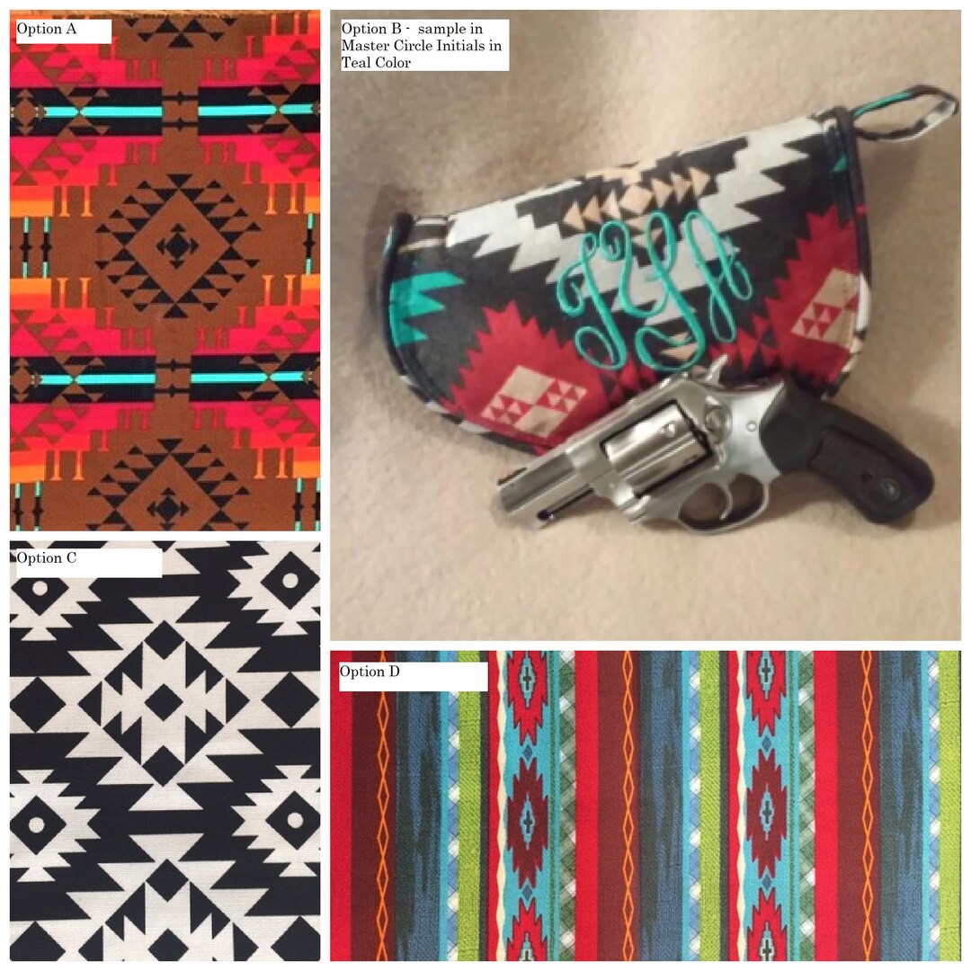 Aztec - Tribal Print Pistol Case - Multiple Prints and Sizes Available ...
