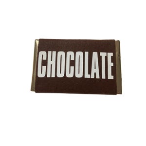 Faux Chocolate Bar: Large Fake Candy Prop, Wreath Attachment