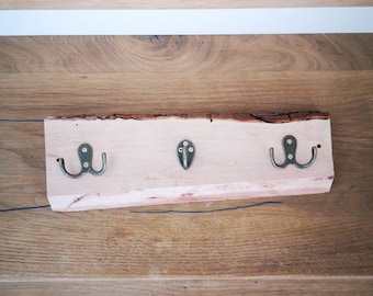 Garderobe aus Eiche -34 cm lang