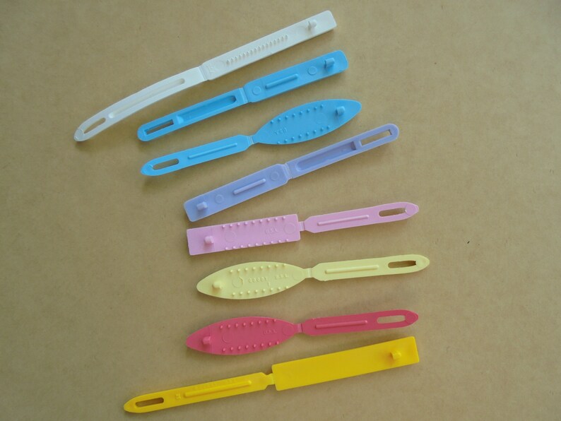 Pair of Cute 80s Plastic Hair Clips SELECT YOUR COLOUR Etsy